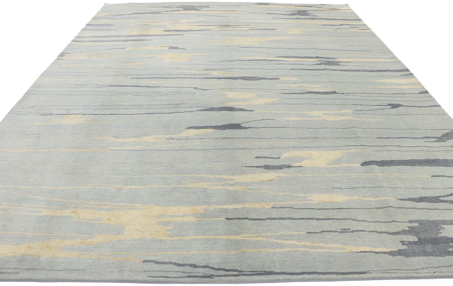 8 x 10 Contemporary Abstract Seaside Biophilic Rug 30232