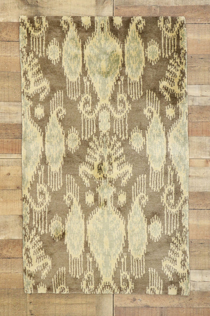 3 x 5 Transitional Ikat Rug 30238