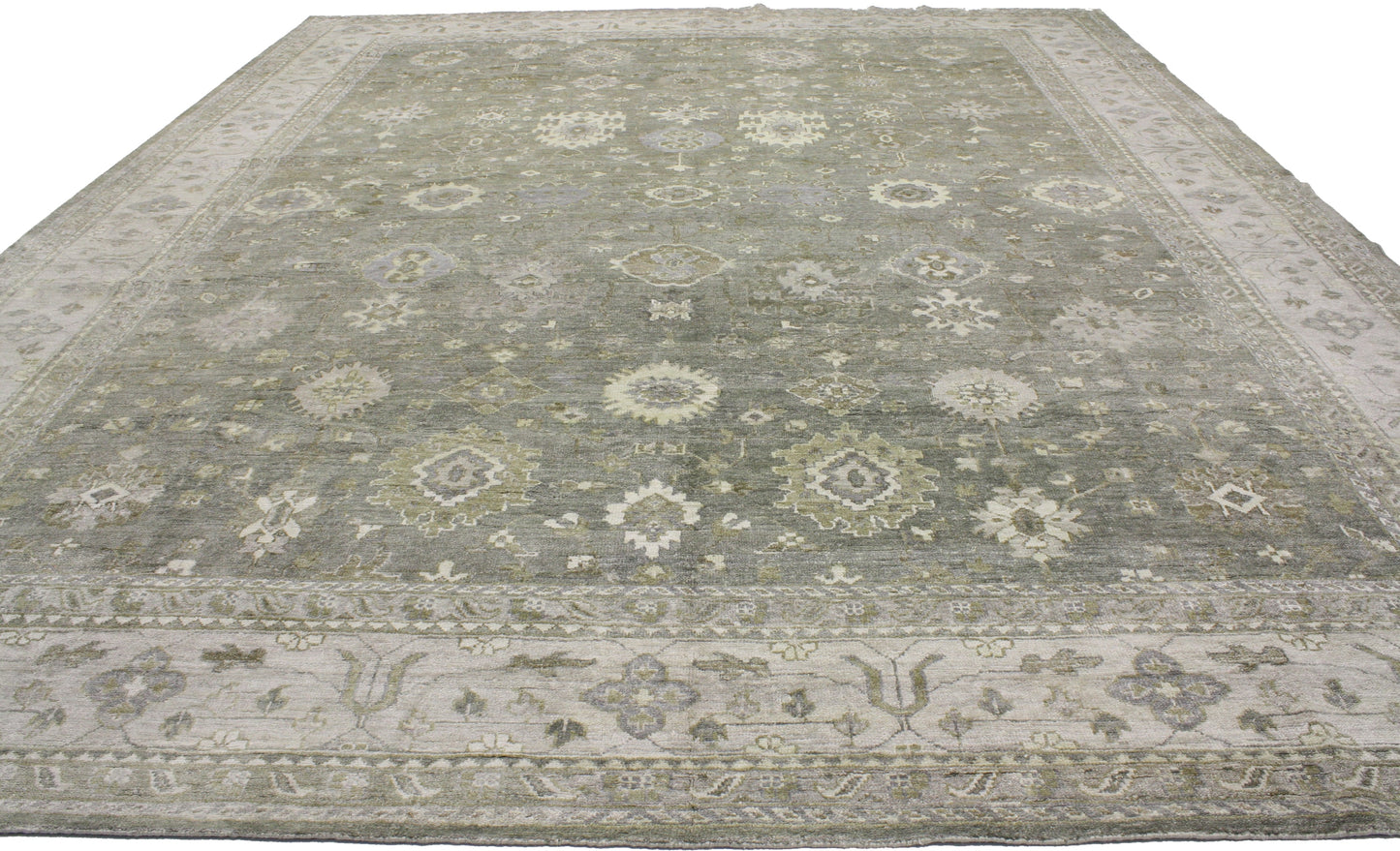 12 x 15 Antique Oushak Rug 30254