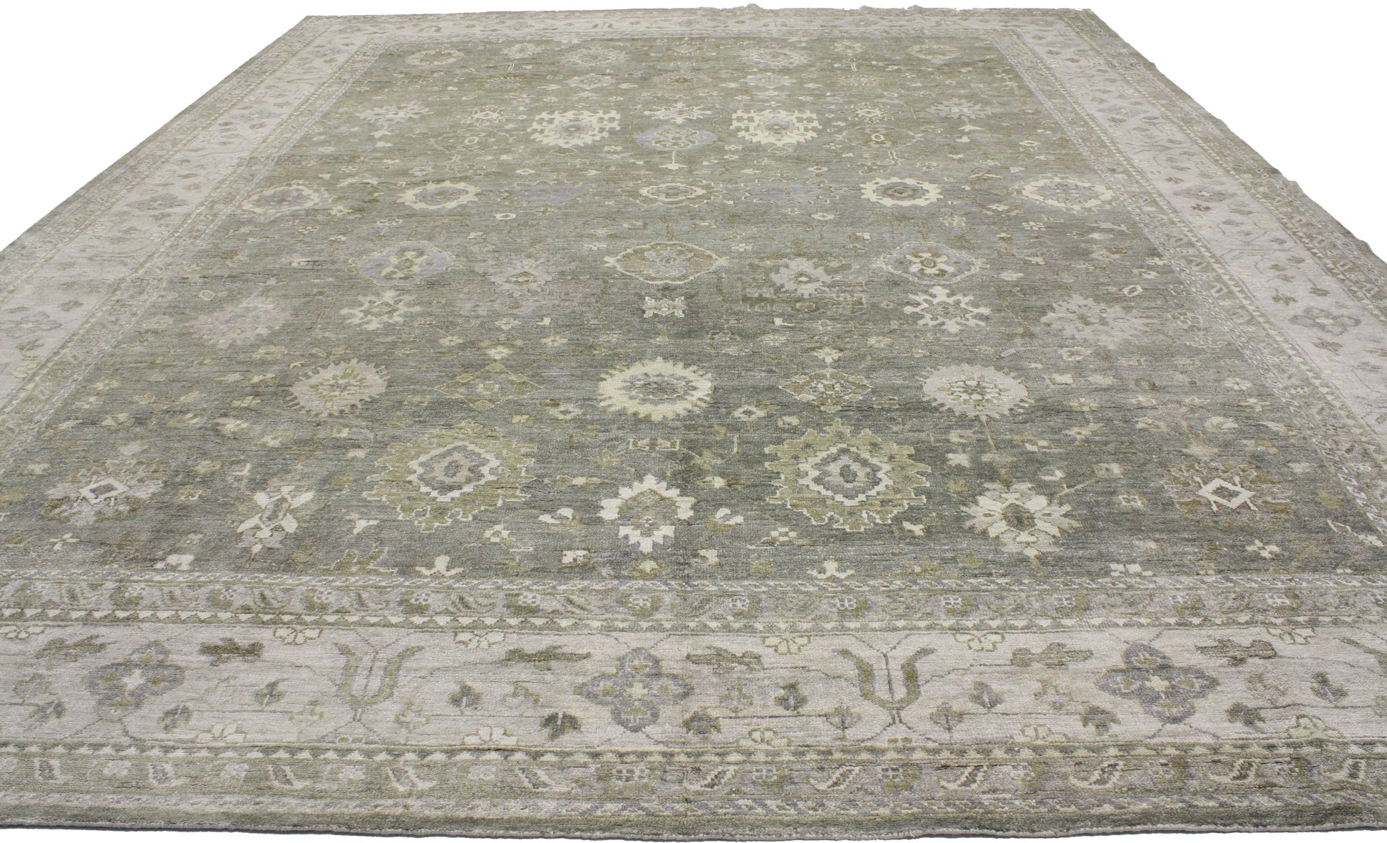 12 x 15 Antique Oushak Rug 30254