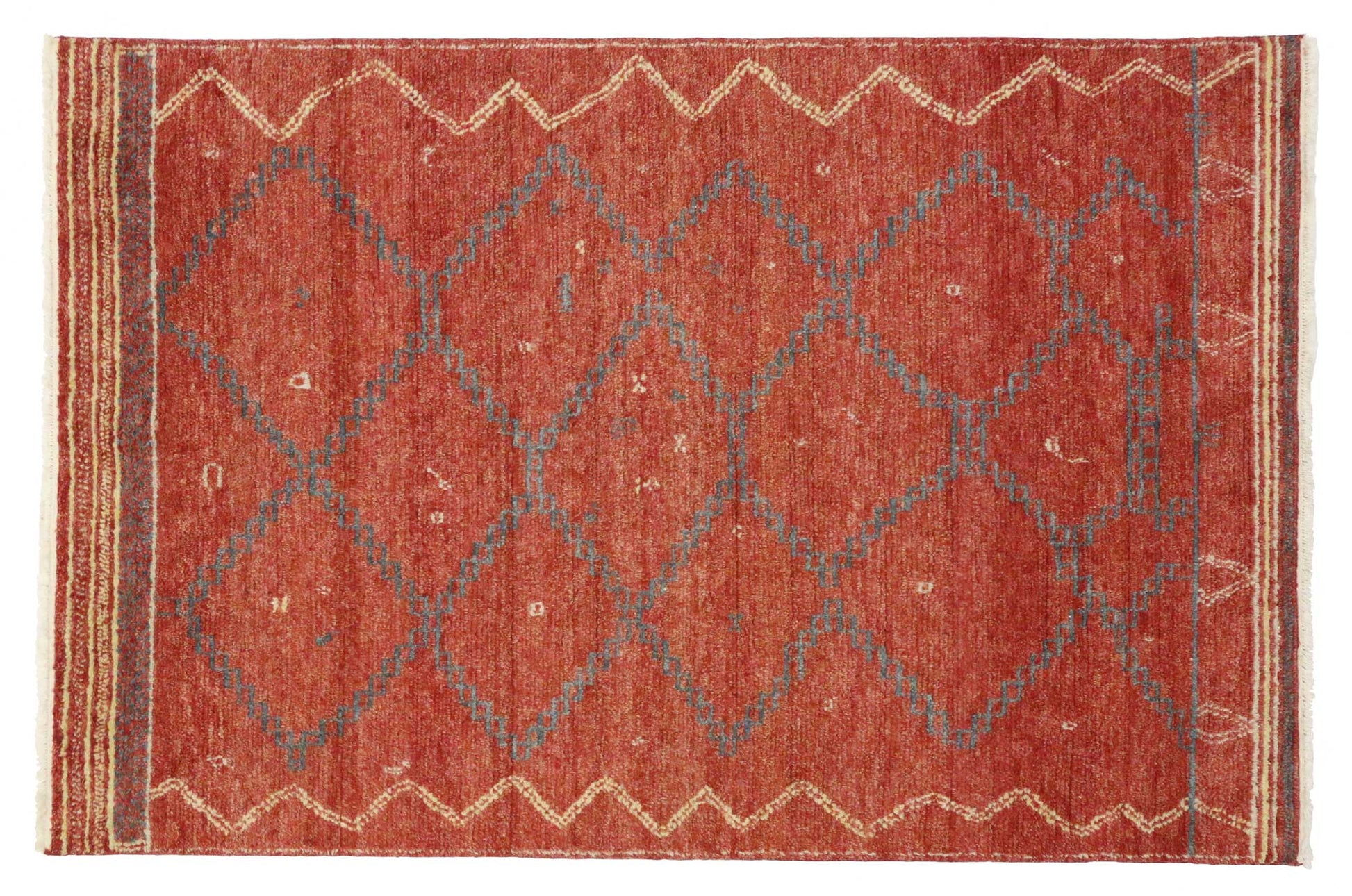 6 x 9 New Moroccan Rug 30309