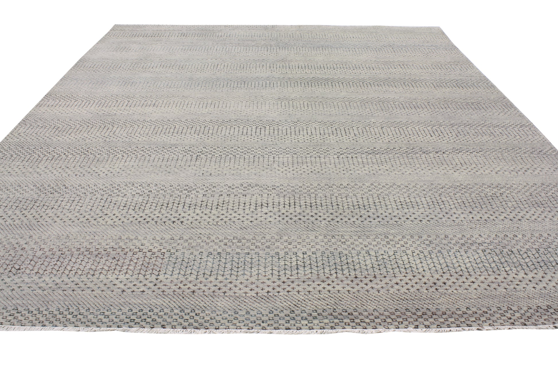 9 x 12 Gray Transitional Area Rug 30333