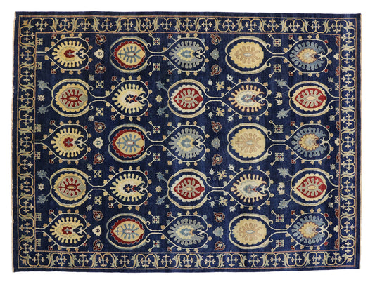 9 x 12 Vintage-Inspired Khotan Rug 30348