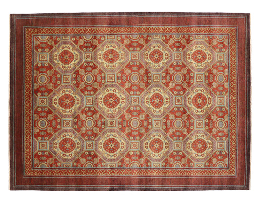 9 x 12 Contemporary Indian Khotan Style Rug 30351