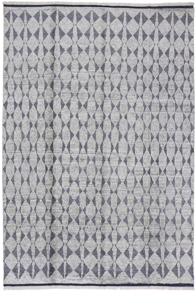 9 x 13 Gray Moroccan Rug 30354