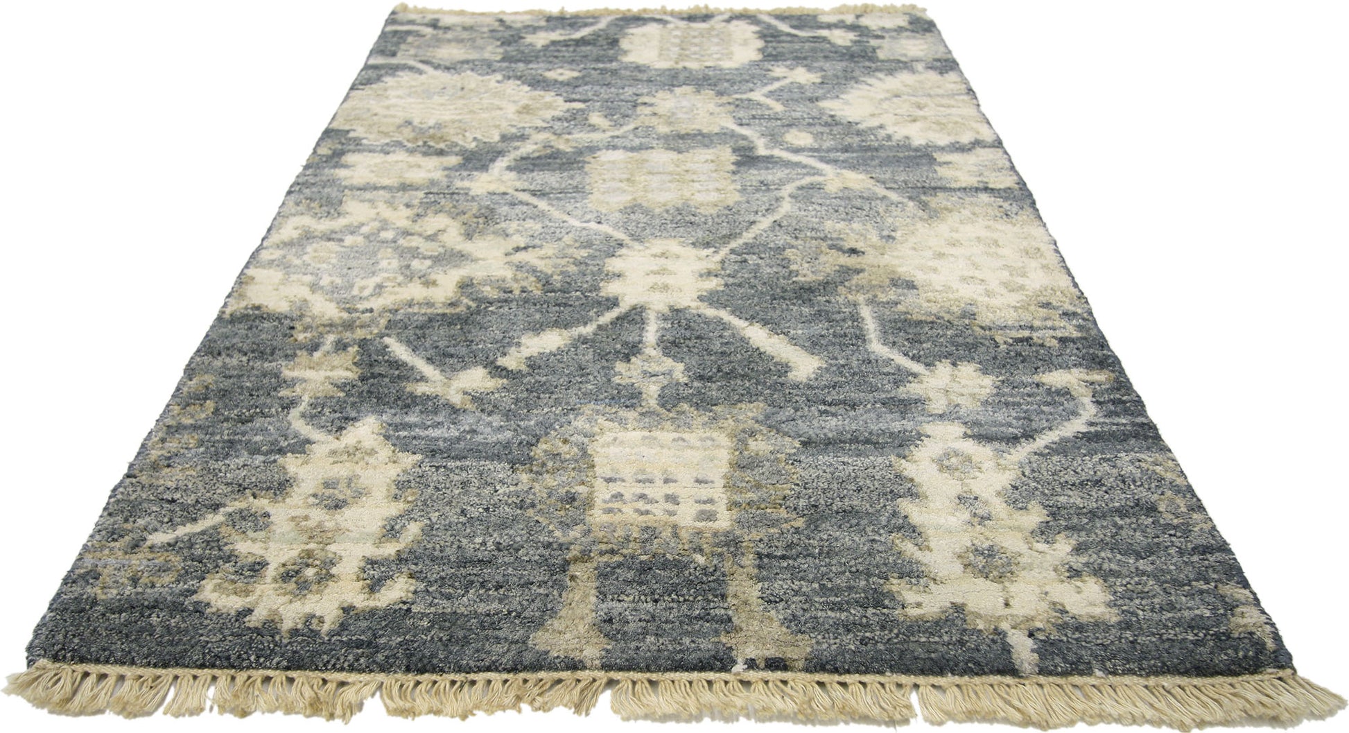 2 x 3 Modern Wagireh Oushak Rug 30367