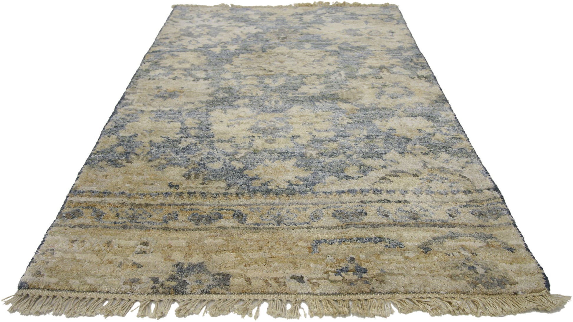 2 x 3 Modern Wagireh Oushak Rug 30368
