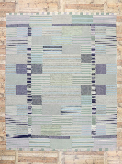 10 x 13 Swedish Inspired Kilim Rug 30636