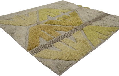 3 x 3 Modern High-Low Wagireh Rug 30393
