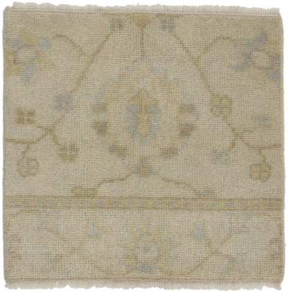 2 x 2 Modern Oushak Wagireh Rug 30396