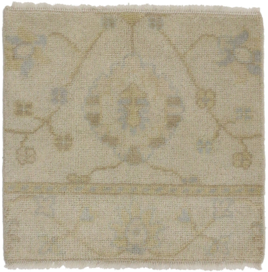 2 x 2 Modern Oushak Wagireh Rug 30396