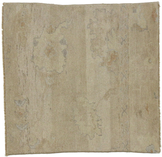 3 x 3 Transitional Indian Wagireh Rug 30397