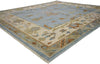 6 x 7 Contemporary Blue Oushak Rug 30402