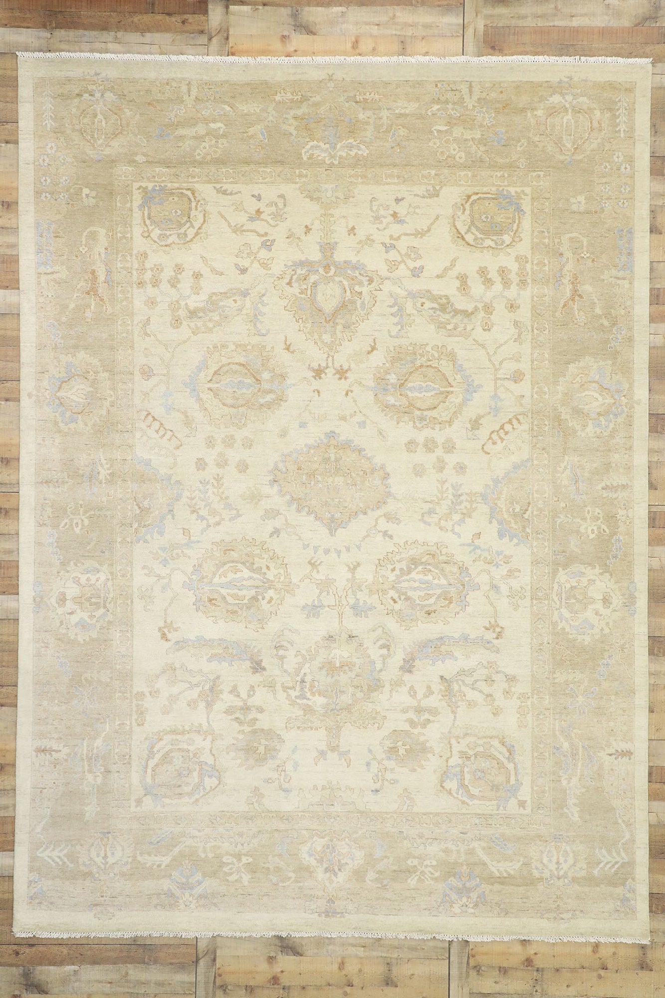 10 x 14 Transitional Oushak Rug 30407