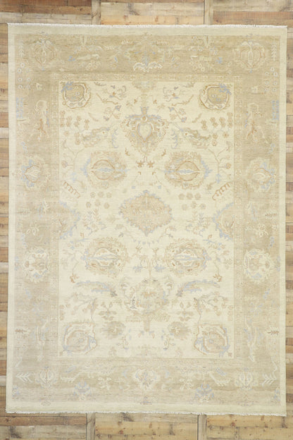10 x 14 Transitional Oushak Rug 30407