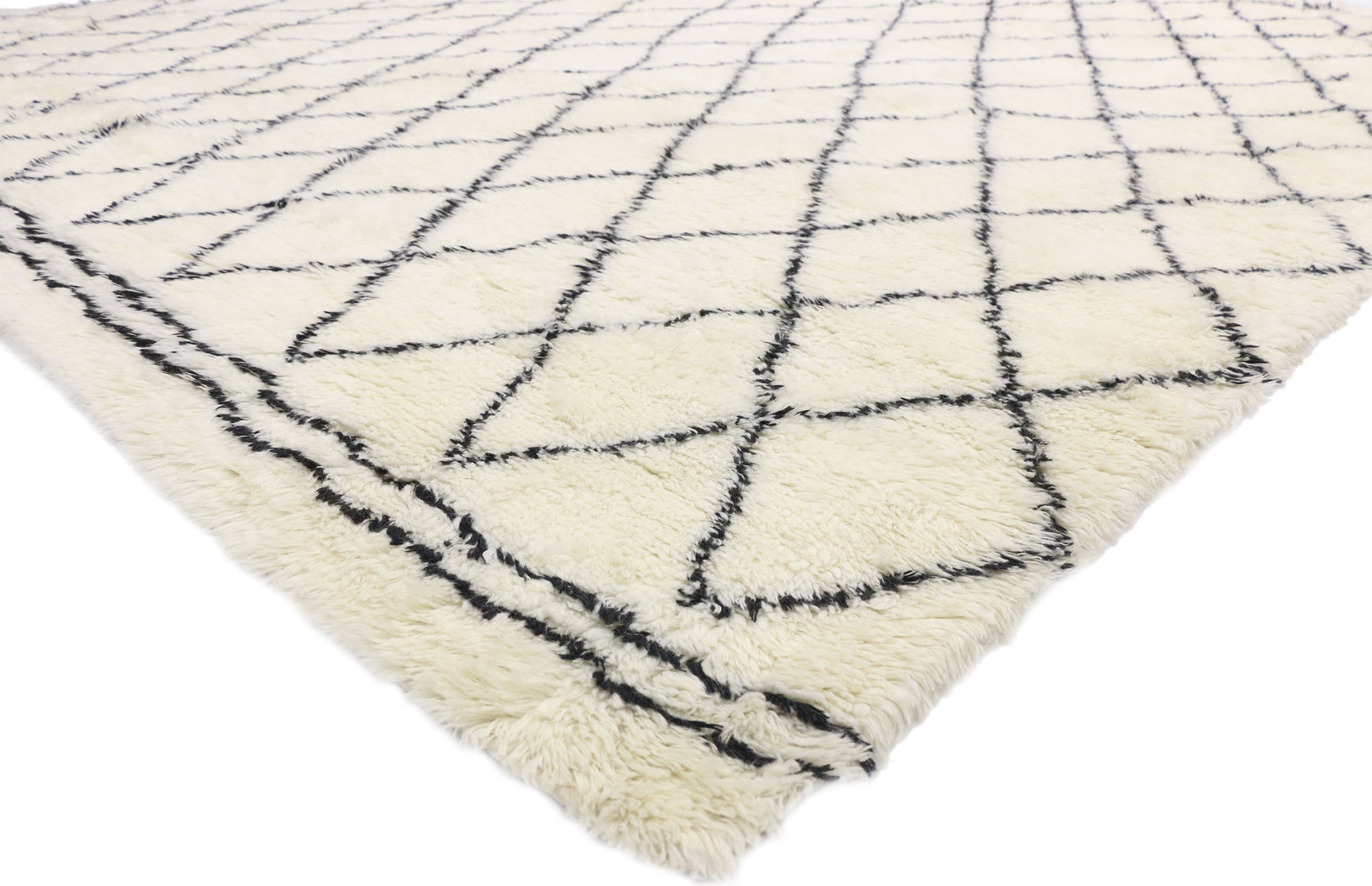10 x 13 Modern Moroccan Area Rug 30423