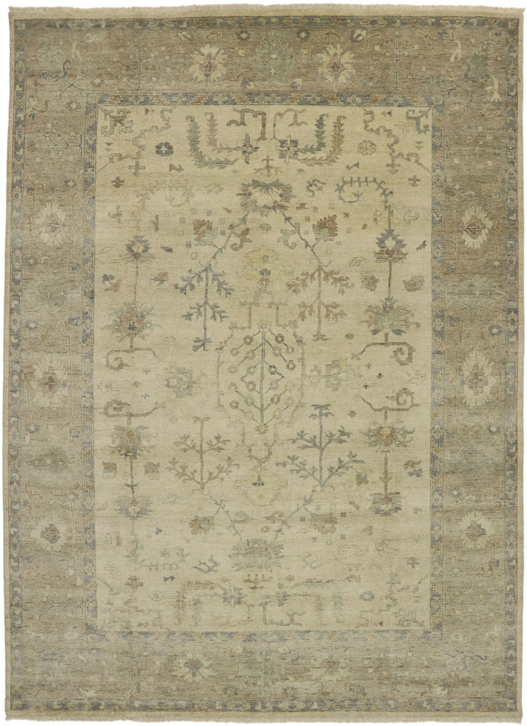 10 x 14 Transitional Oushak Rug 30419