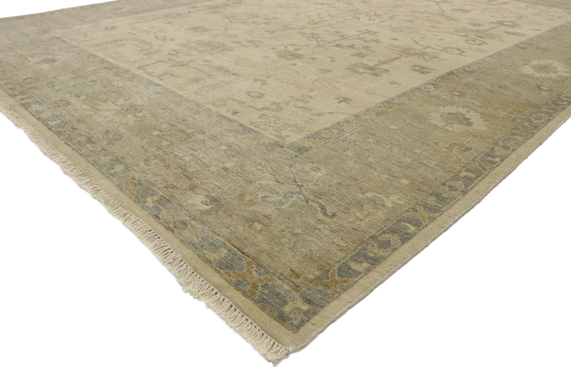 10 x 14 Transitional Oushak Rug 30419