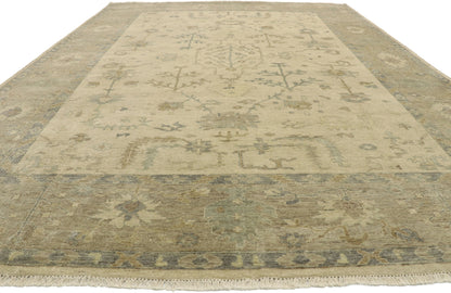 10 x 14 Transitional Oushak Rug 30419