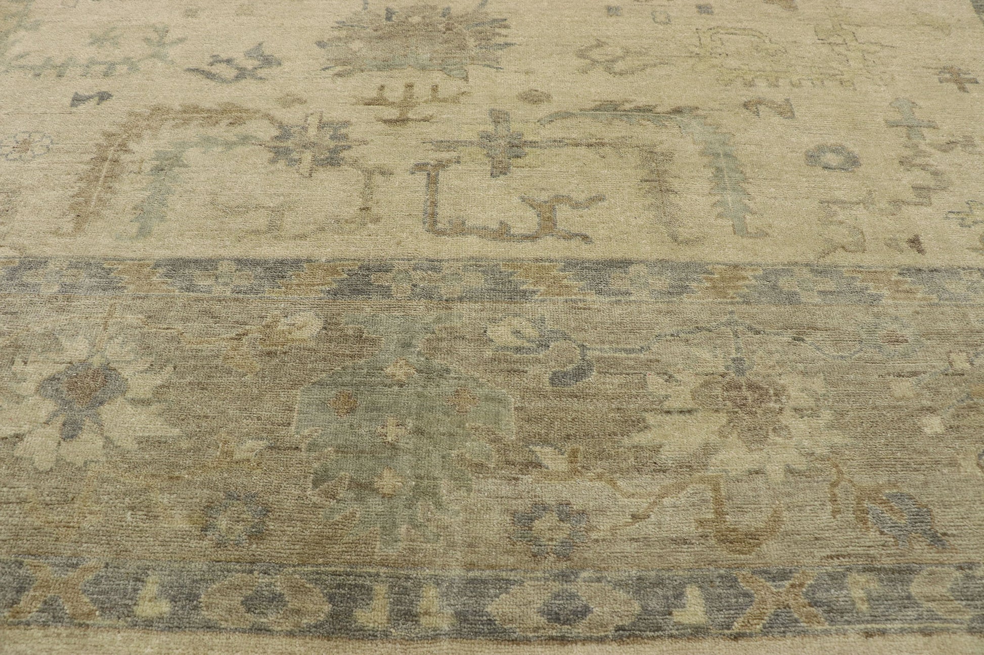 10 x 14 Transitional Oushak Rug 30419