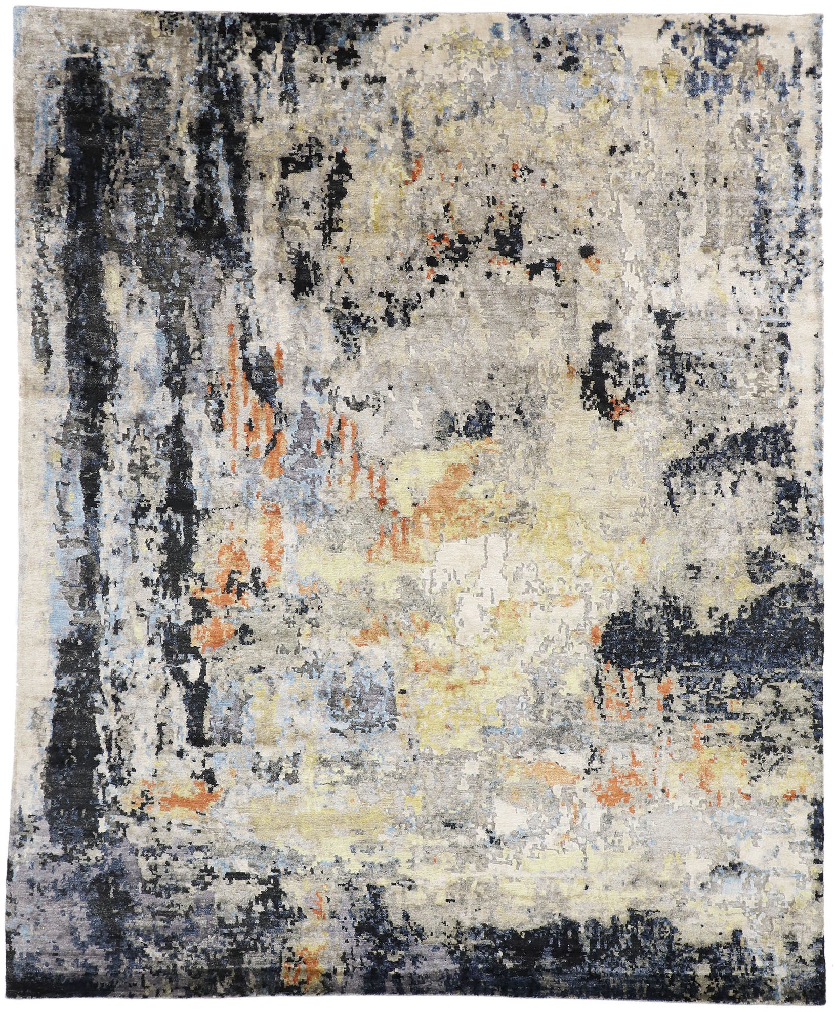8 x 10 Contemporary Abstract Indian Rug 30429