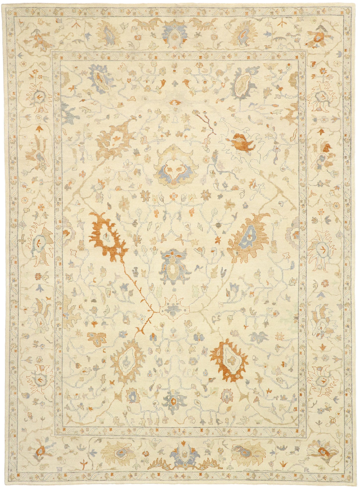 10 x 14 Transitional Oushak Rug 30460