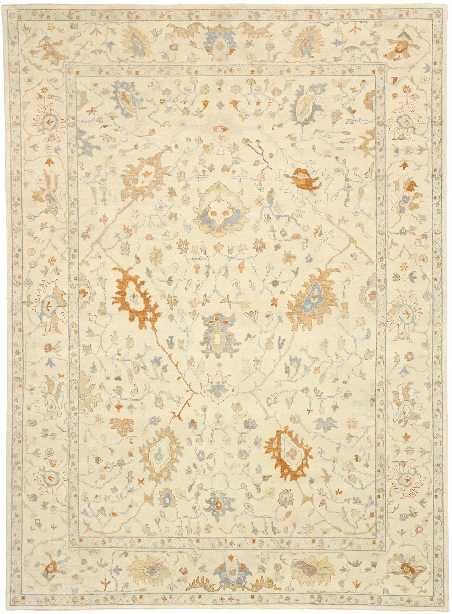 10 x 14 Transitional Oushak Rug 30460