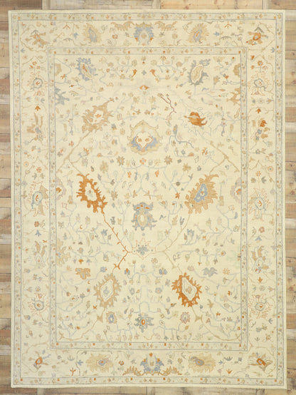 10 x 14 Transitional Oushak Rug 30460