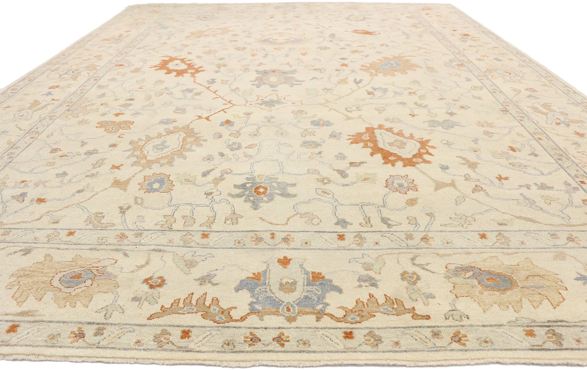 10 x 14 Transitional Oushak Rug 30460