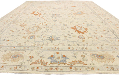10 x 14 Transitional Oushak Rug 30460