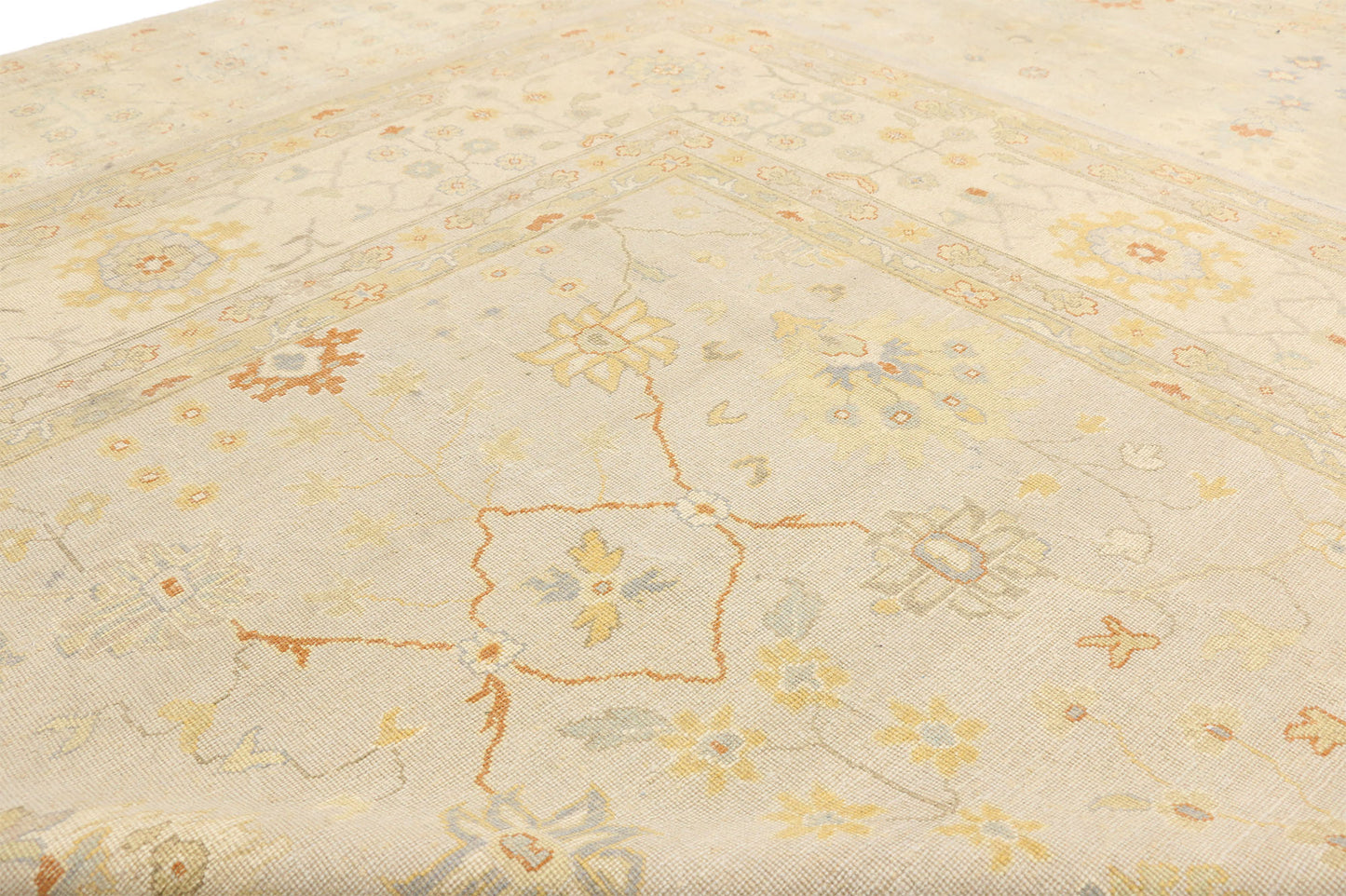 12 x 15 Contemporary Indian Oushak Rug 30461