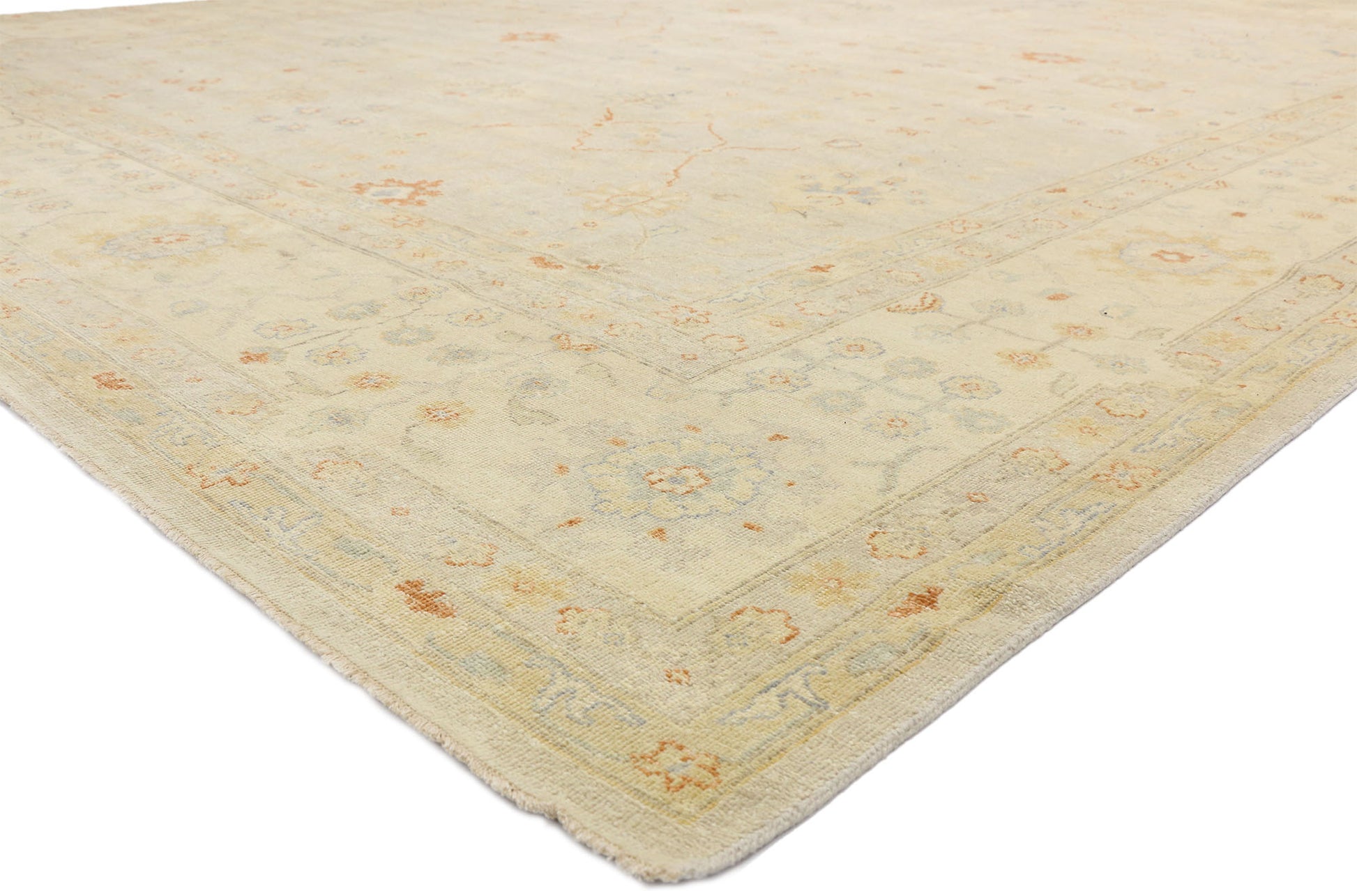 12 x 15 Contemporary Indian Oushak Rug 30461