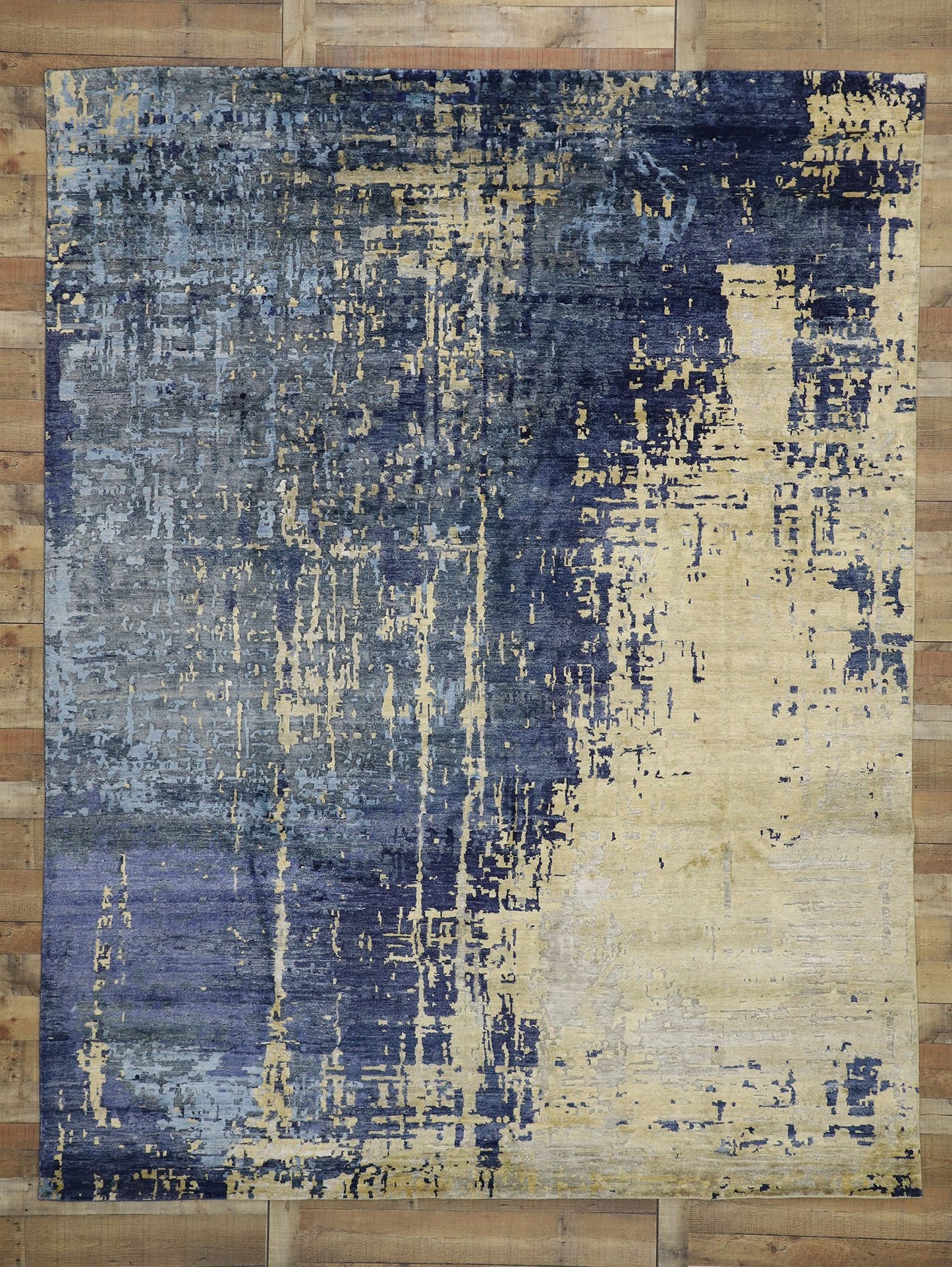 9 x 12 Contemporary Indian Transitional Rug 30463