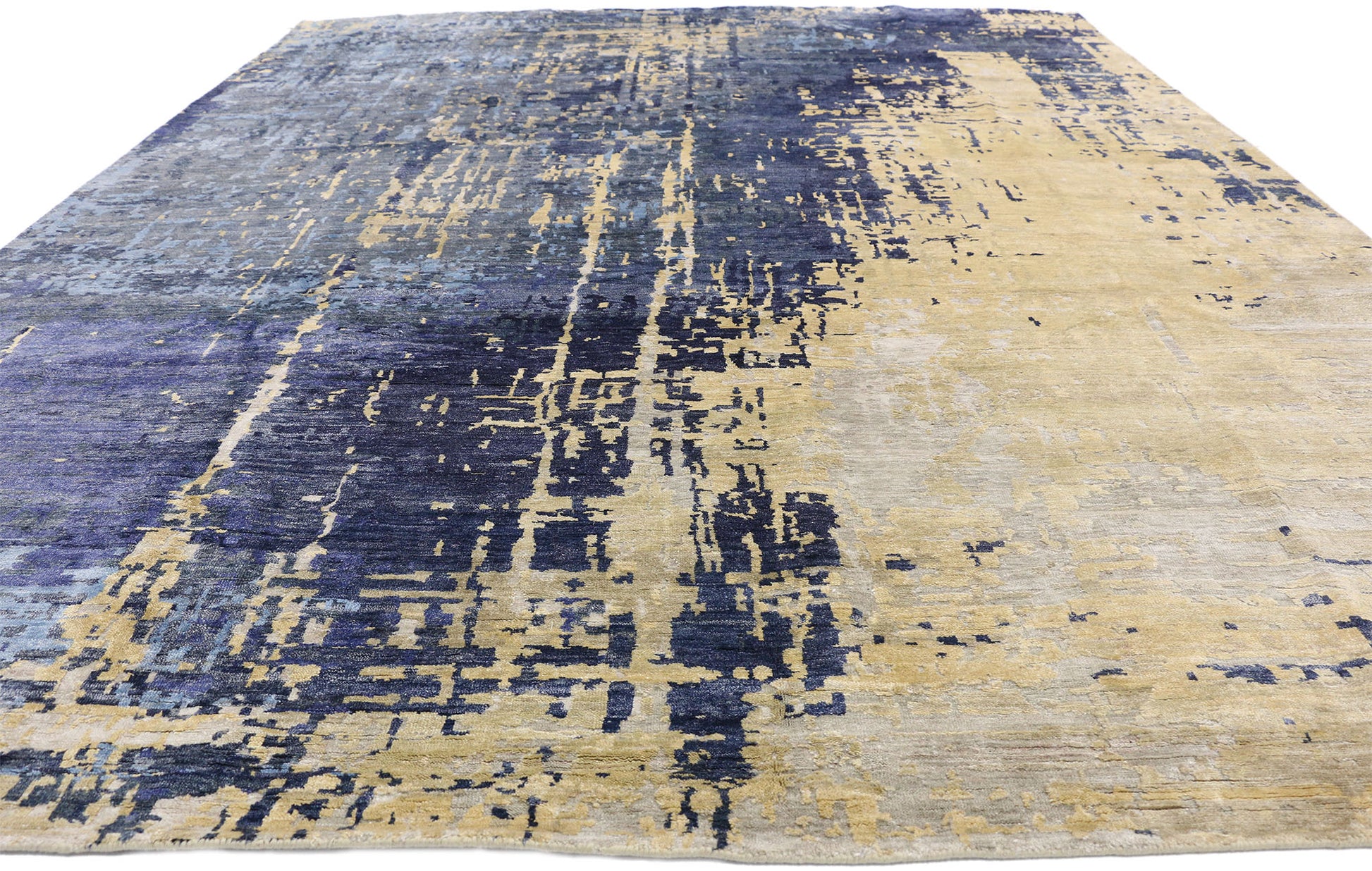 9 x 12 Contemporary Indian Transitional Rug 30463