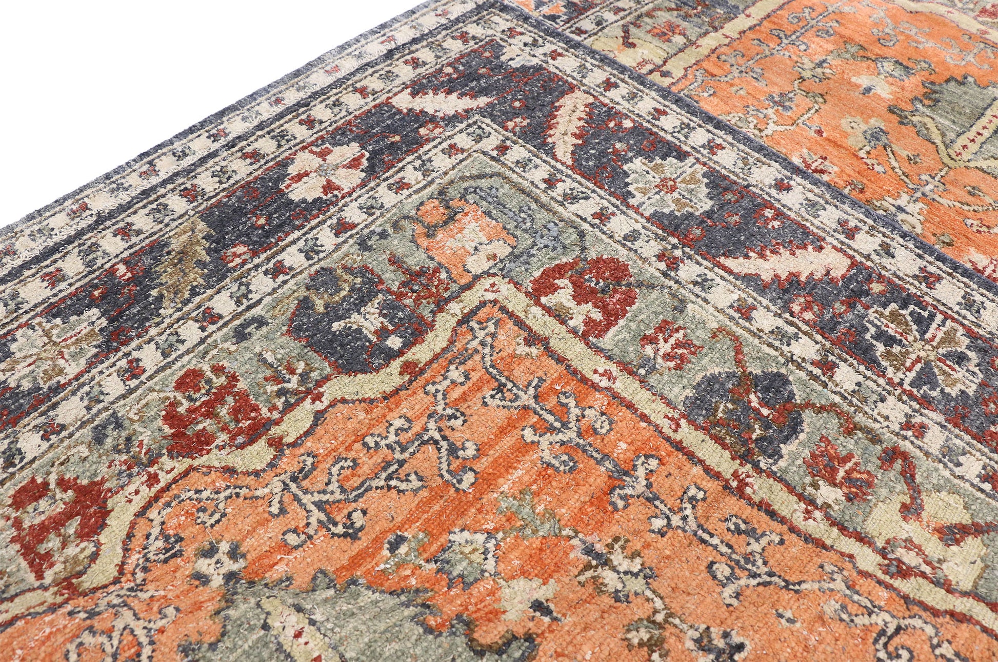6 x 9 Modern Indian Silk Rug 30470