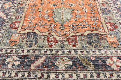 6 x 9 Modern Indian Silk Rug 30470