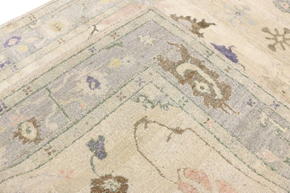 6 x 9 Silk Oushak Rug 30471