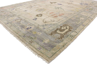 6 x 9 Silk Oushak Rug 30471