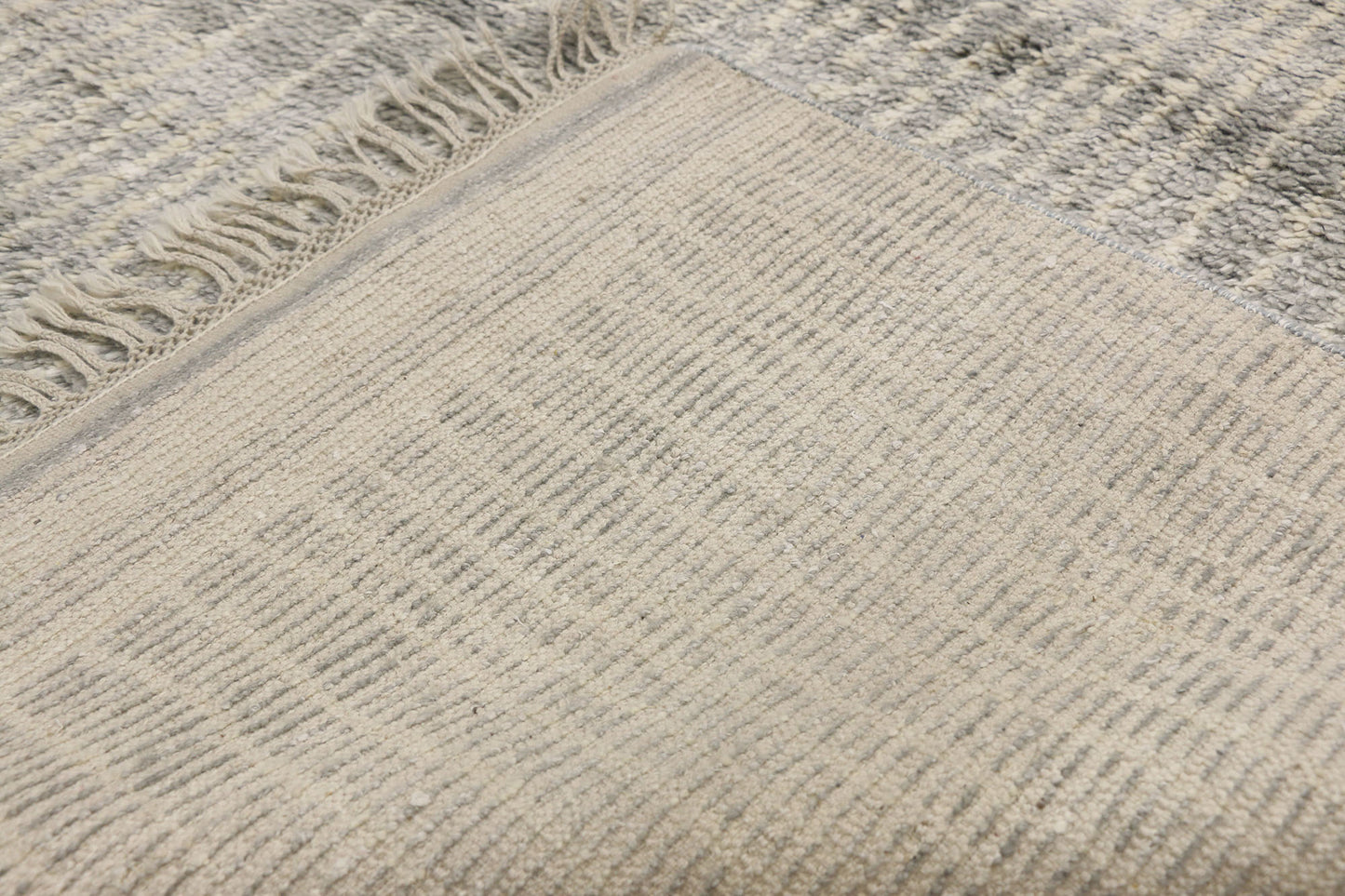 10 x 13 Contemporary Gray Moroccan Rug 30475