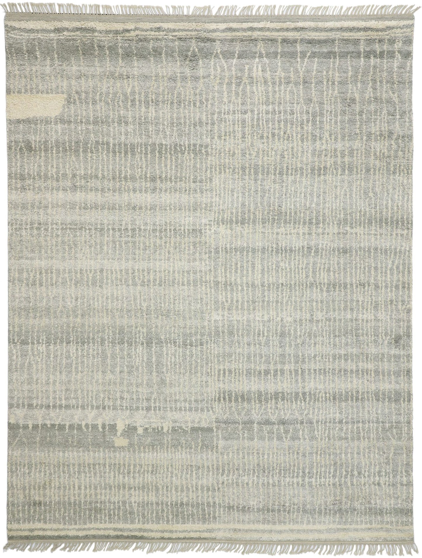 10 x 13 Contemporary Gray Moroccan Rug 30475