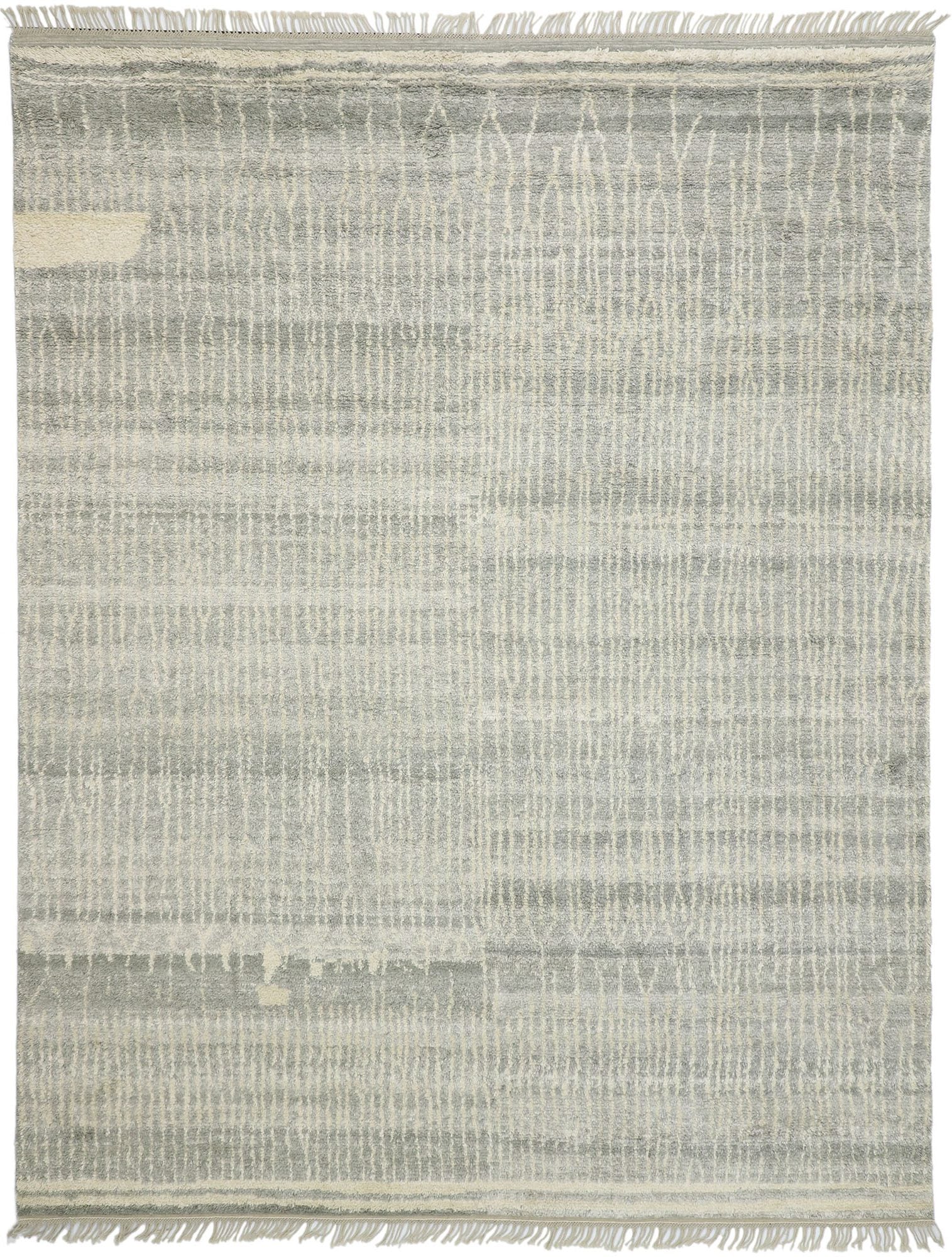 10 x 13 Contemporary Gray Moroccan Rug 30475