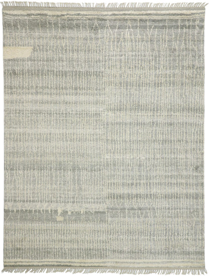 10 x 13 Contemporary Gray Moroccan Rug 30475