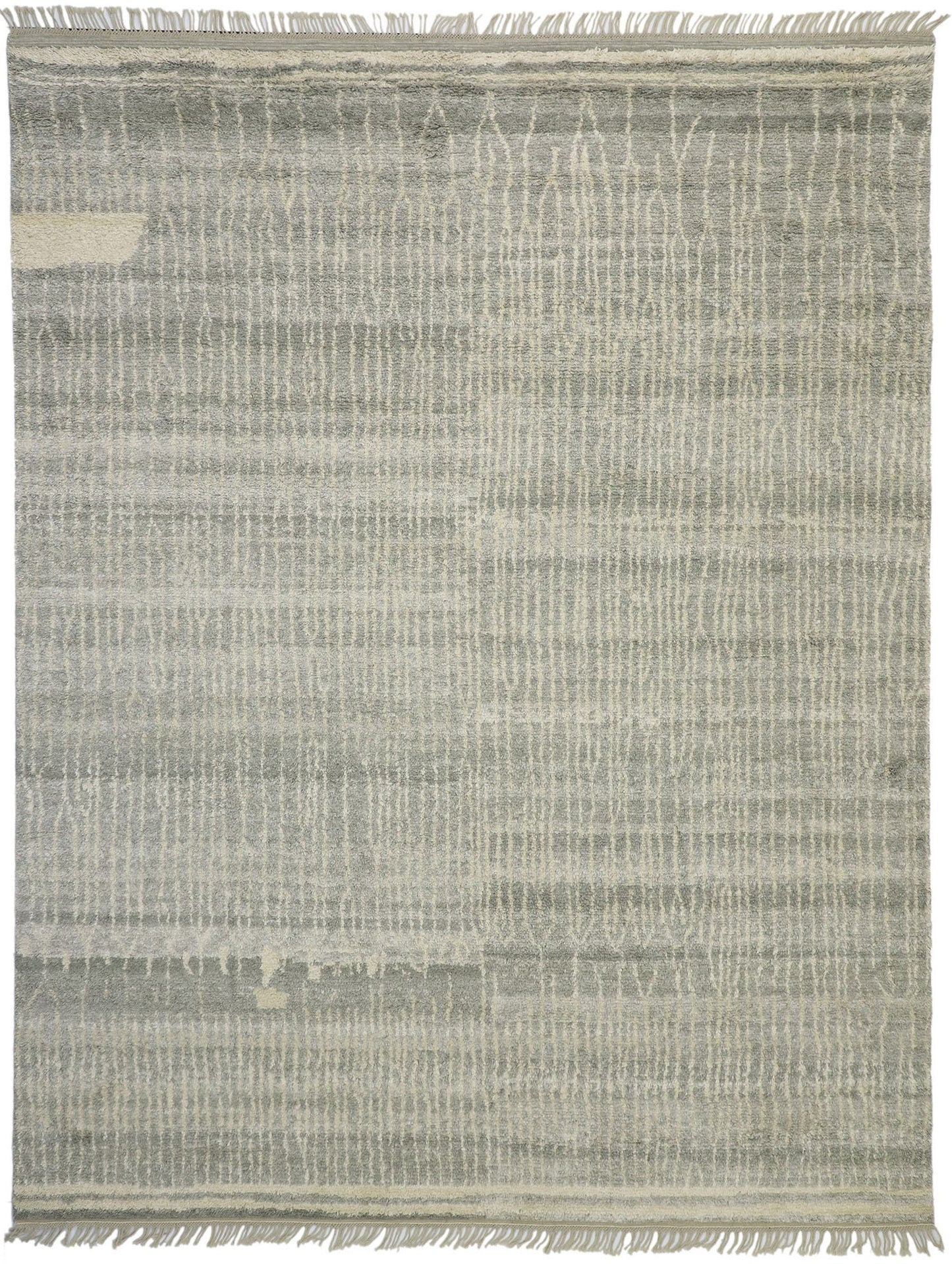 10 x 13 Contemporary Gray Moroccan Rug 30475
