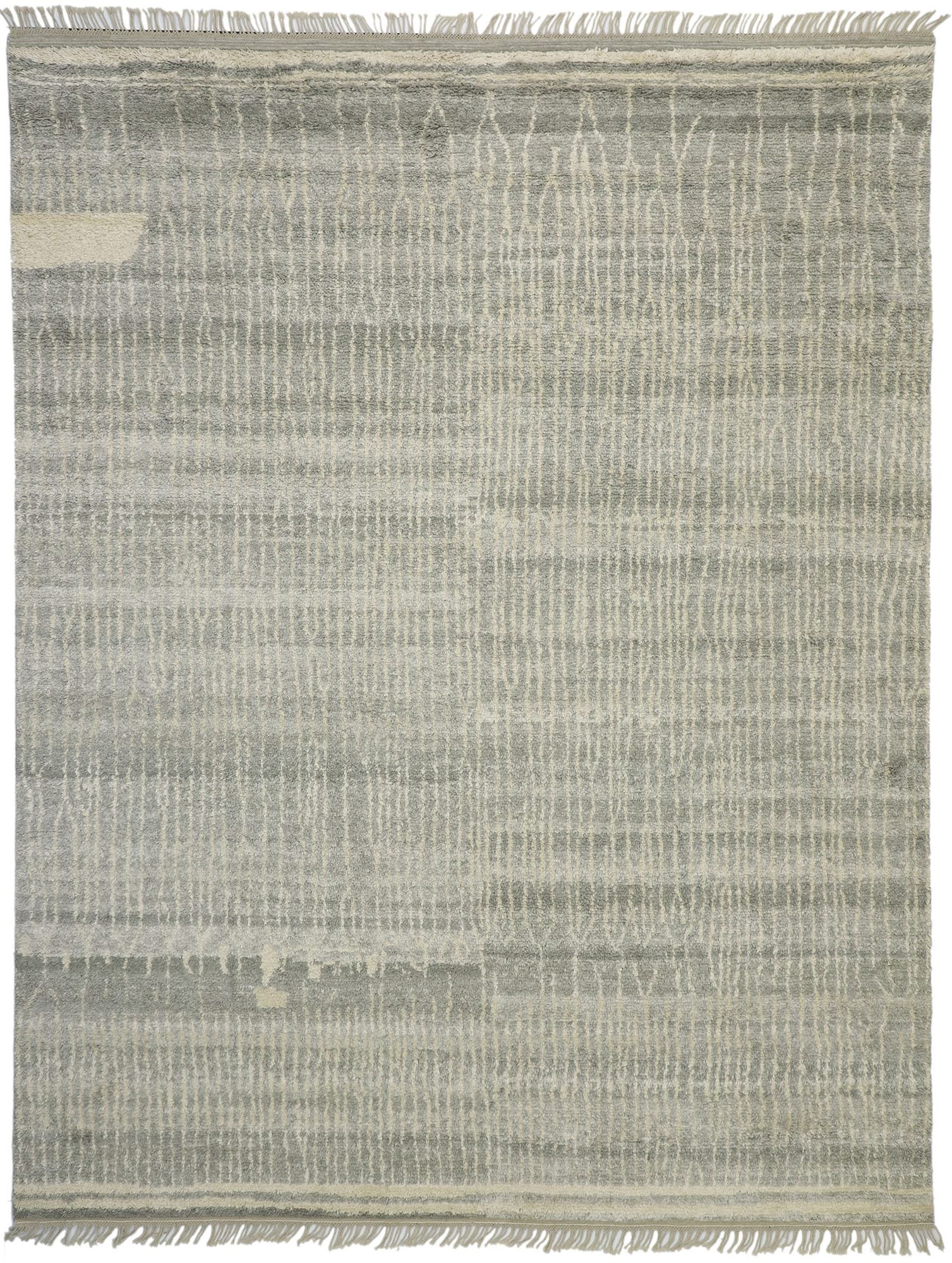 10 x 13 Contemporary Gray Moroccan Rug 30475