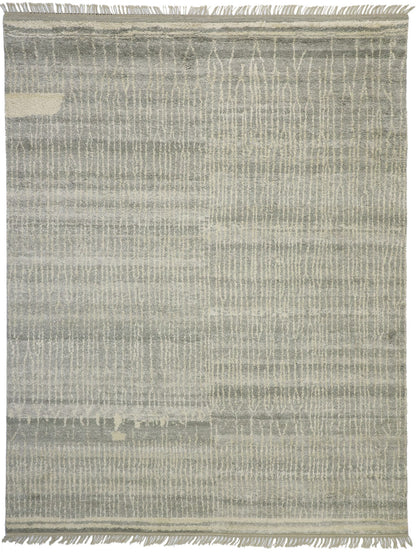 10 x 13 Contemporary Gray Moroccan Rug 30475