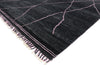 8 x 10 Modern Black Moroccan Rug 30479