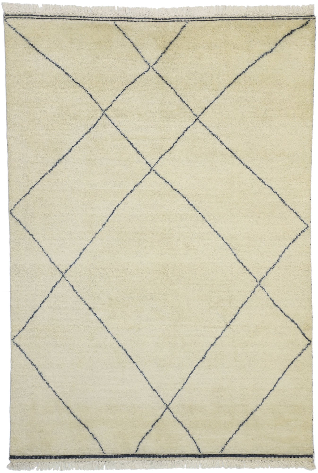 6 x 9 Organic Modern Moroccan Rug 30484