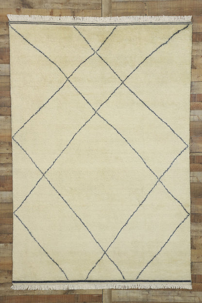 6 x 9 Organic Modern Moroccan Rug 30484