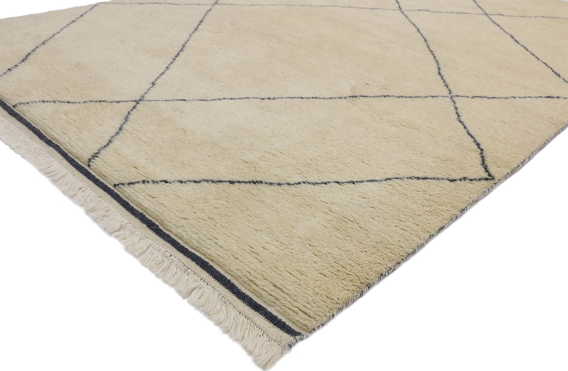 6 x 9 Organic Modern Moroccan Rug 30484