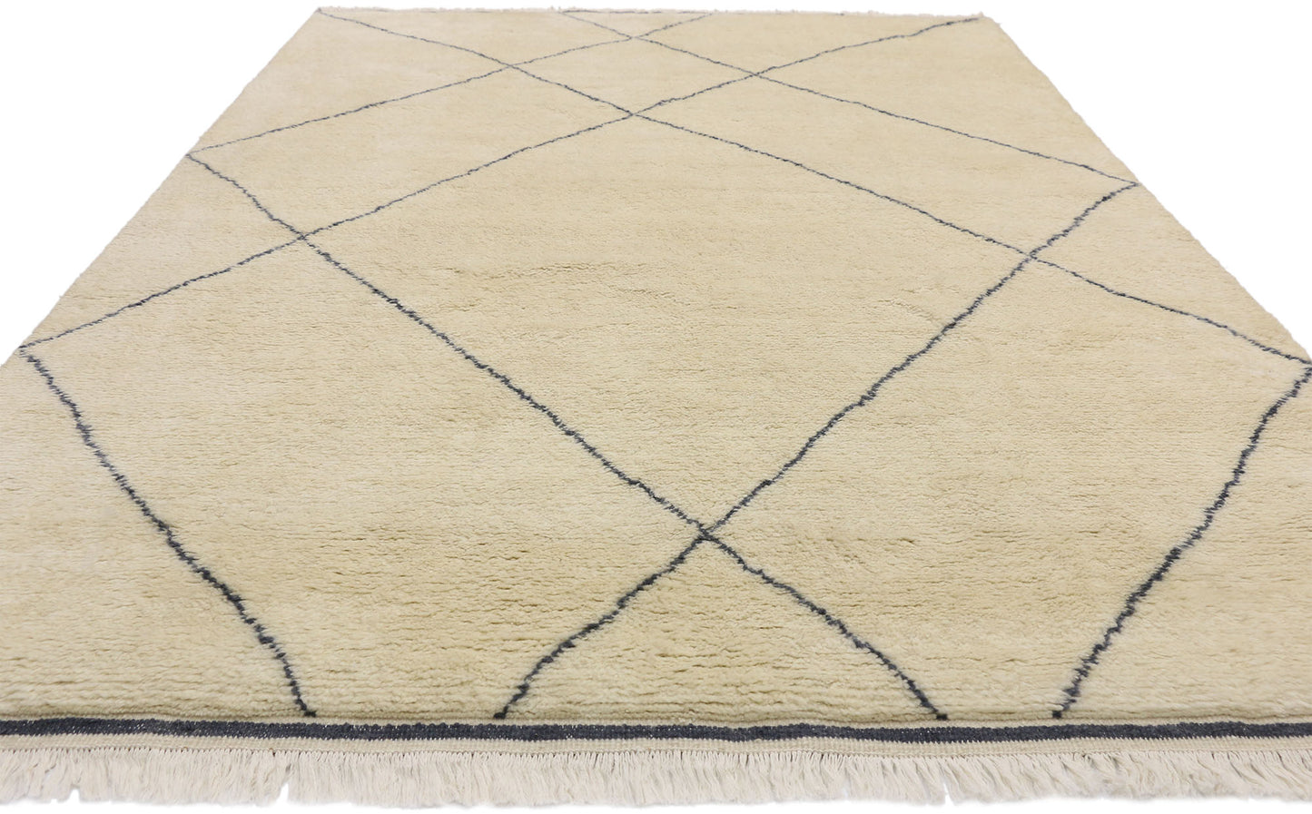 6 x 9 Organic Modern Moroccan Rug 30484